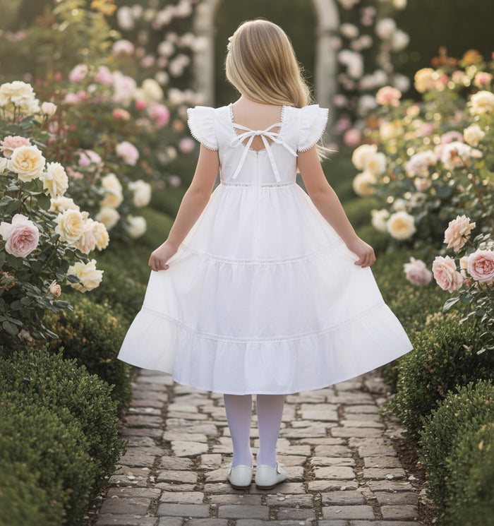 ADDISON DRESS WHITE