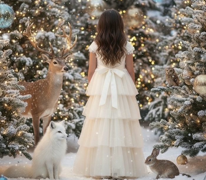 ARIANA GOWN SPARKLE IVORY