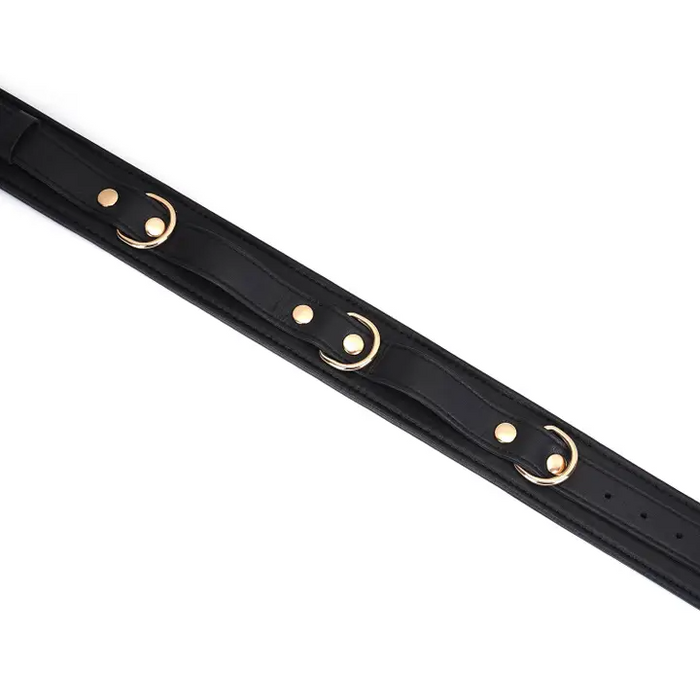 Dark Secret Leather Thigh Cuffs