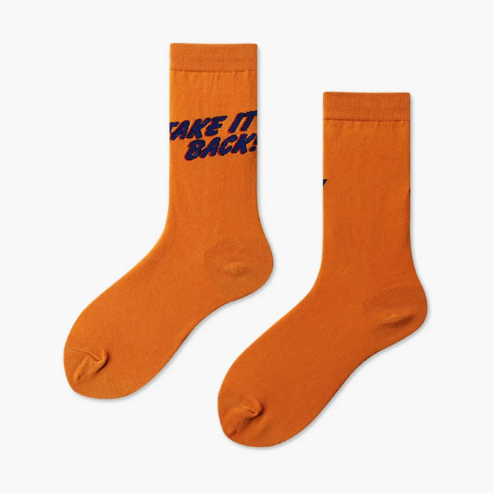Designed Women Cartoon Fashion Crew Casual Cotton Socks - Pantsnsox