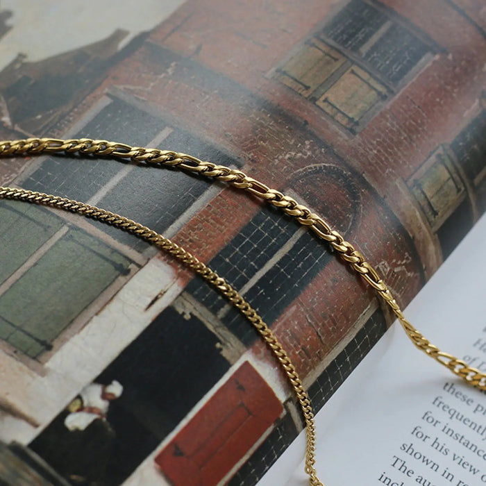 Earth Double Chain Necklace - Pantsnsox