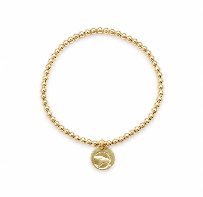 ecollegiate classic gold 3mm bracelet - georgia southern disc | enewton