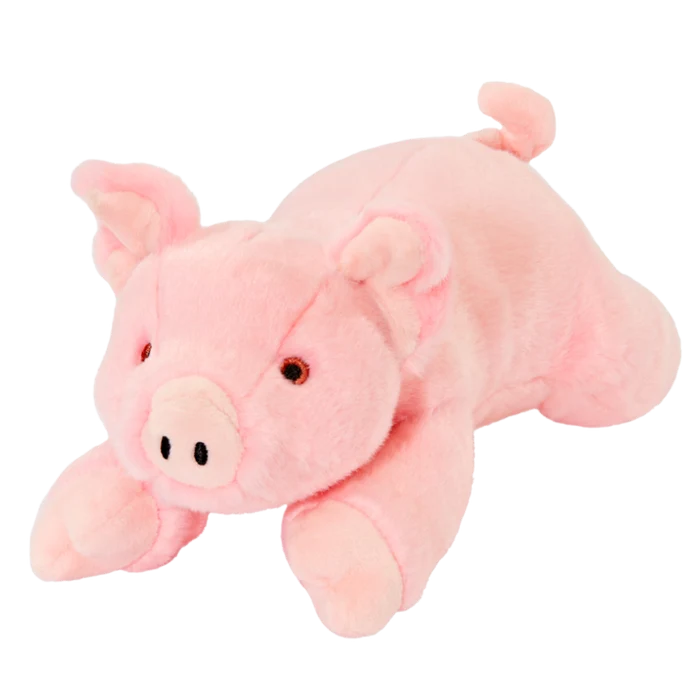 Fluff and Tuff Dog Toy-Petey Pig : MED - Dog.Dog.Cat.