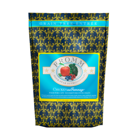 Fromm 4 Star Dry Cat Food-Chicken Au Frommage : 4 LB - Dog.Dog.Cat.