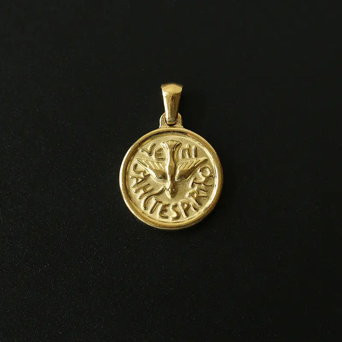Gold Plated Roman Coin Pendant - Pantsnsox