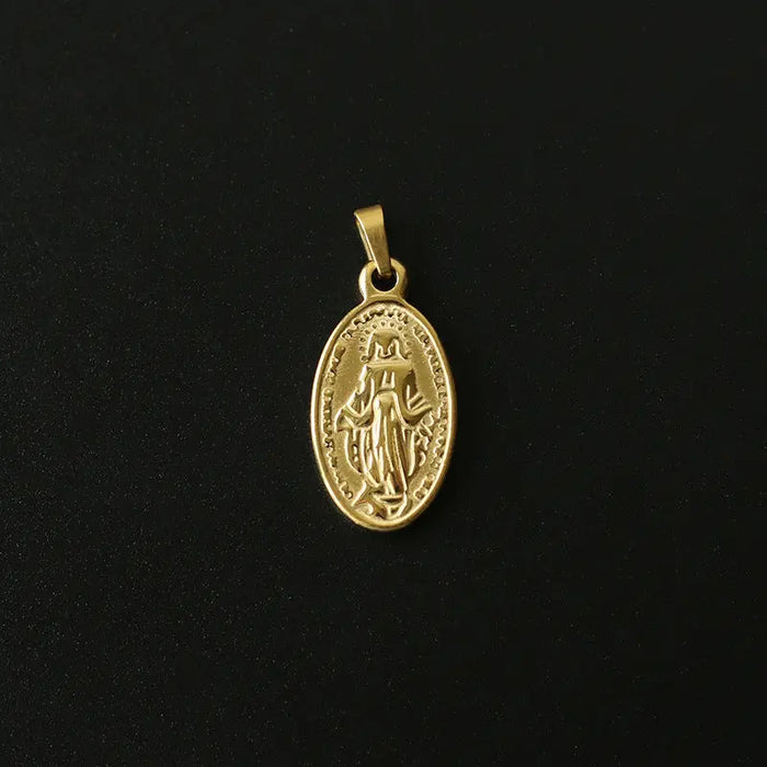 Gold Plated Roman Portrait Pendant - Pantsnsox