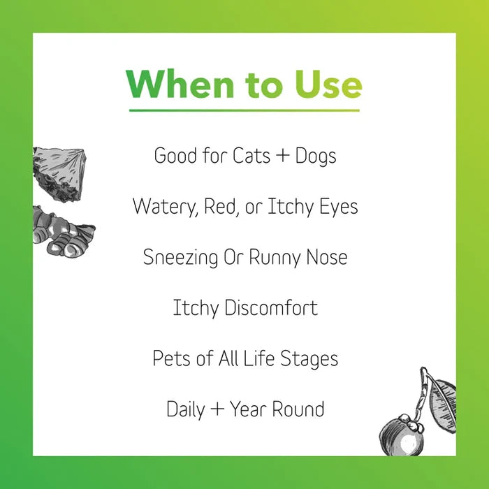 InClover Allergy Supplement for Dogs + Cats (BioResiliant) - Dog.Dog.Cat.