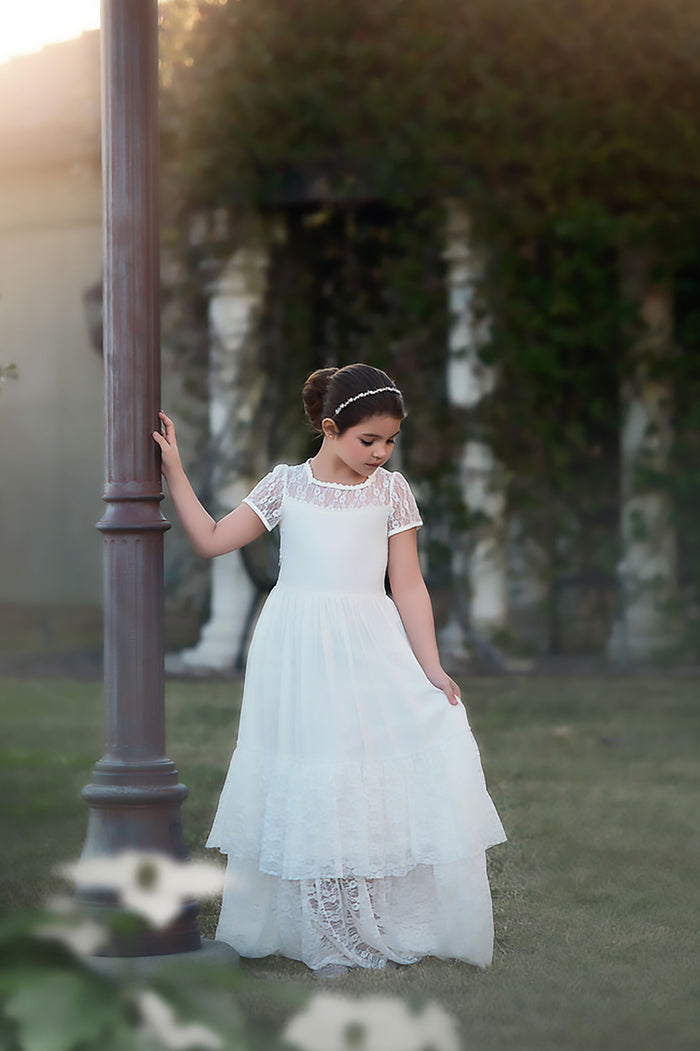 MEGHAN GOWN WHITE