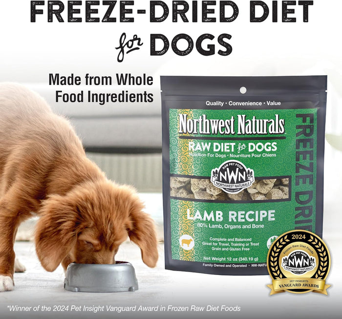 Northwest Naturals Freeze Dried-Lamb : 12 oz - Dog.Dog.Cat.