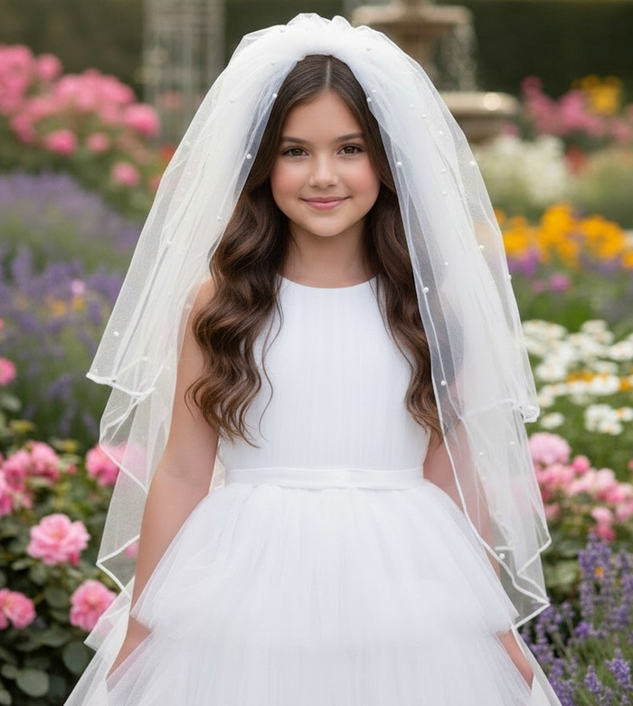 PIPPA RUFFLE VEIL
