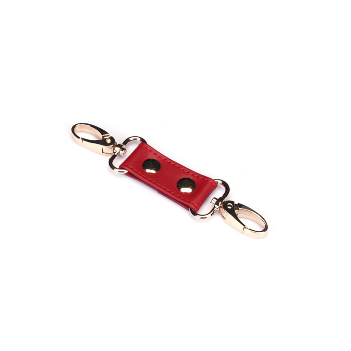Red Vegan Leather Handcuffs