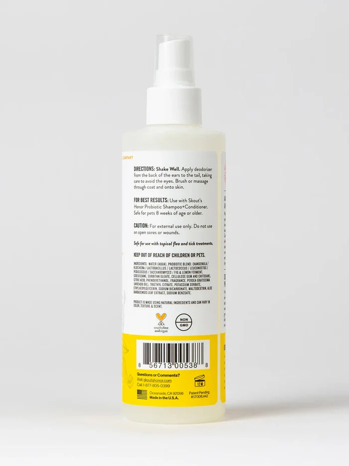 Skout's Honor Deodorizer-Honeysuckle : 8 oz - Dog.Dog.Cat.