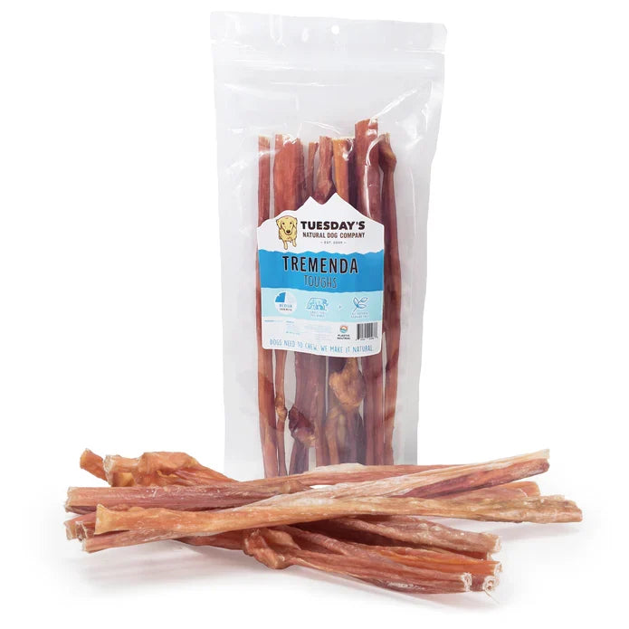Tremenda Tough Sticks - Beef Bladder Dog Chews (8 oz) - Dog.Dog.Cat.