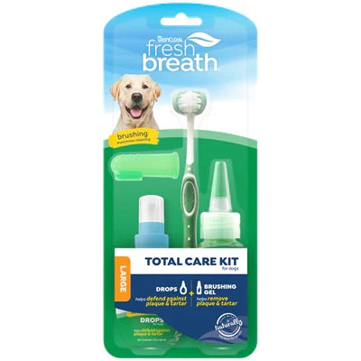 TropiClean Oral Care Kit-LRG - Dog.Dog.Cat.