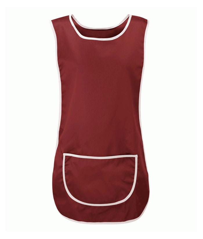 Tabard Unisex Contrast | Burgundy - Eg Clothing UK