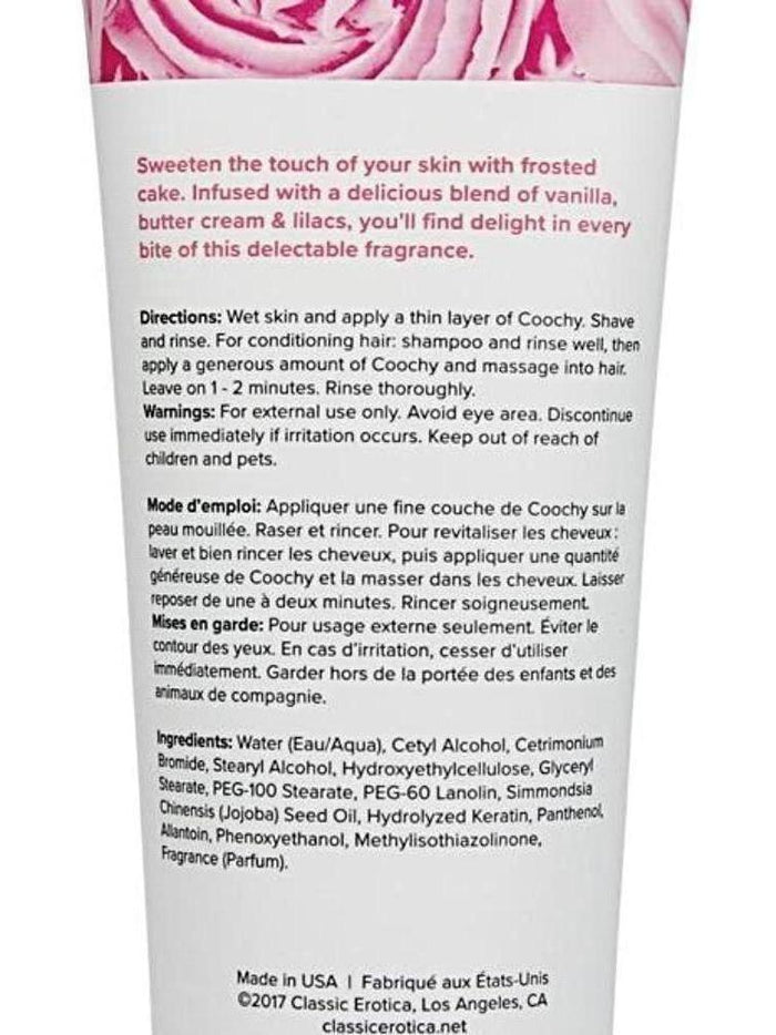 Women's Shaving Cream - COOCHY Frosted Cake, 7.2 Oz - Rash Free, Moisturizing Bliss Eldorado