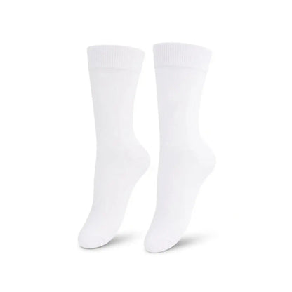 1 Pair Premium Loose Top Socks Cotton Crew Non-Binding Comfort Men Women Sunfort