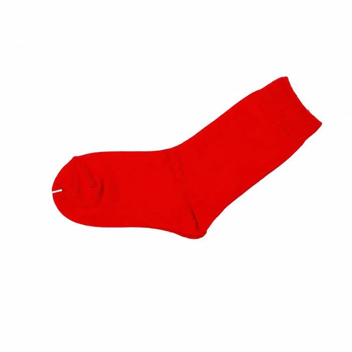 12 Pairs Red Premium Cotton School Socks marketplace image