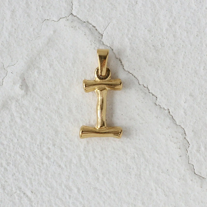 18ct Gold Plated Initial Letter  A to Z Charm Pendant Words Necklace Gift Crushes.