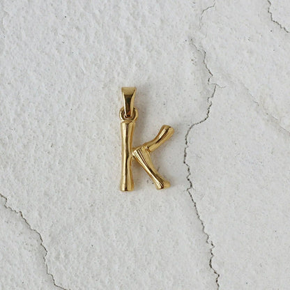 18ct Gold Plated Initial Letter  A to Z Charm Pendant Words Necklace Gift Crushes.