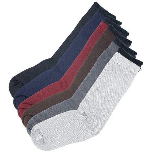 3 Pairs Thick Woollen Blend Work Socks Pantsnsox