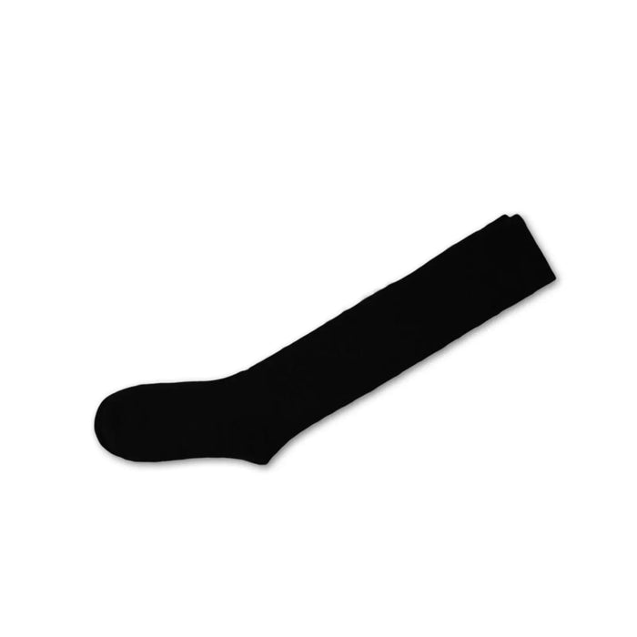 Girls School Knee High Cotton Socks Plain Black White Navy Socks 5-8 9-12 13-3 - Pantsnsox
