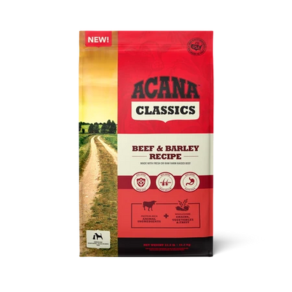 Acana Dry Dog Food Beef & Barley - Dog.Dog.Cat.