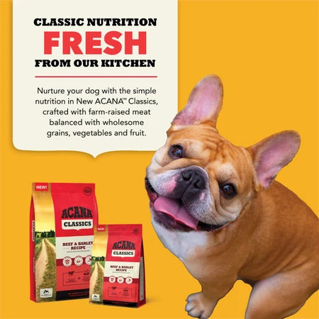 Acana Dry Dog Food Beef & Barley - Dog.Dog.Cat.