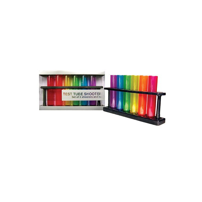 Acetate Test Tube Shooters - Set of 6