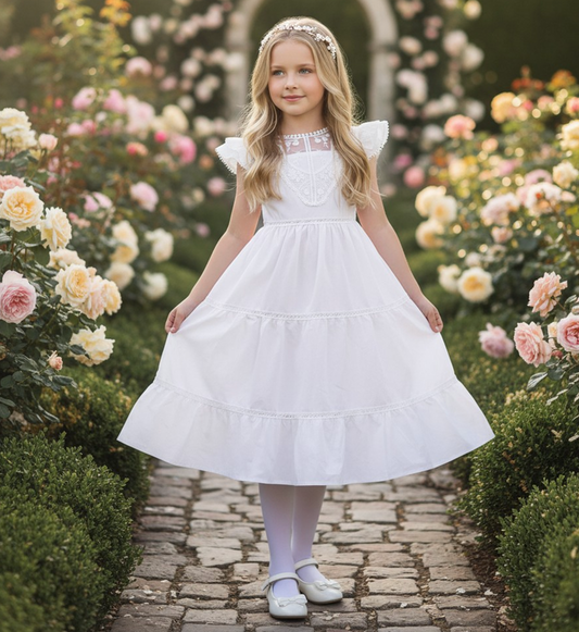 ADDISON DRESS WHITE