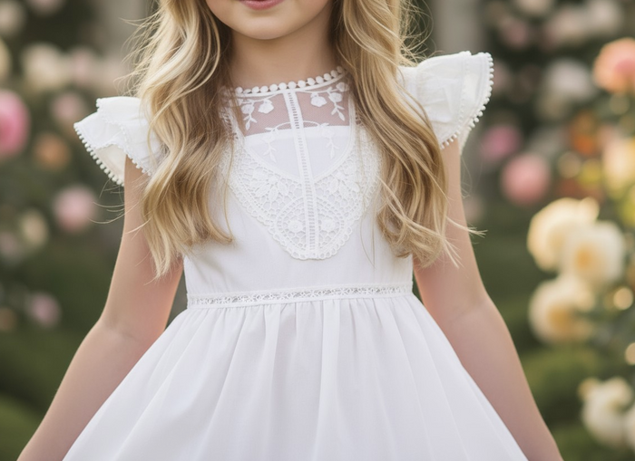 ADDISON DRESS WHITE
