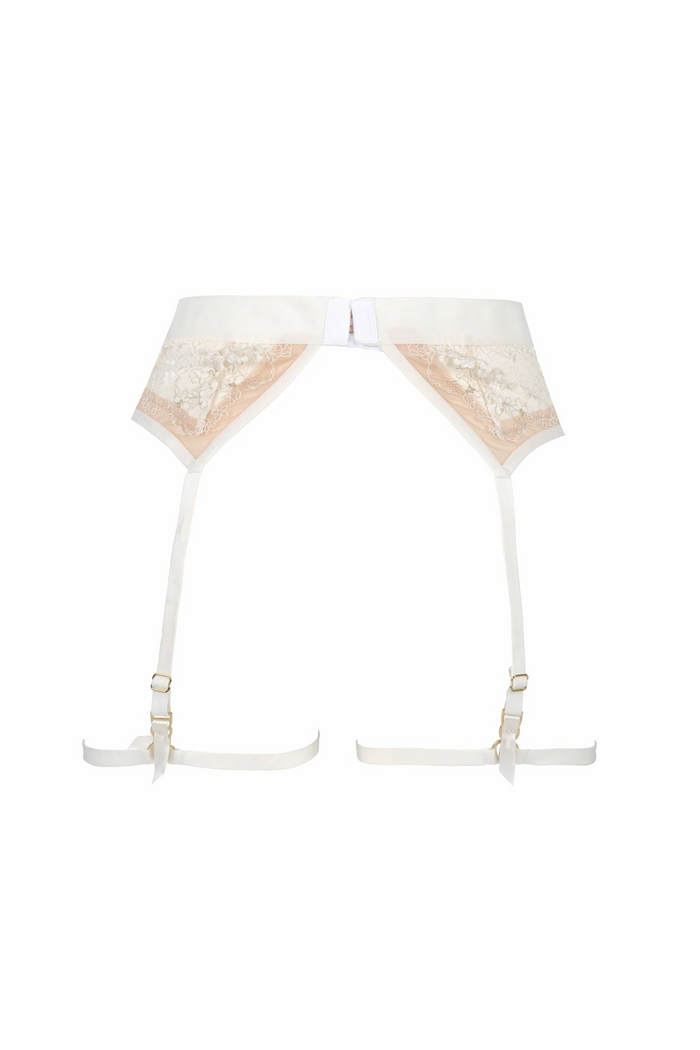 After Midnight Pearly White Garter Belt