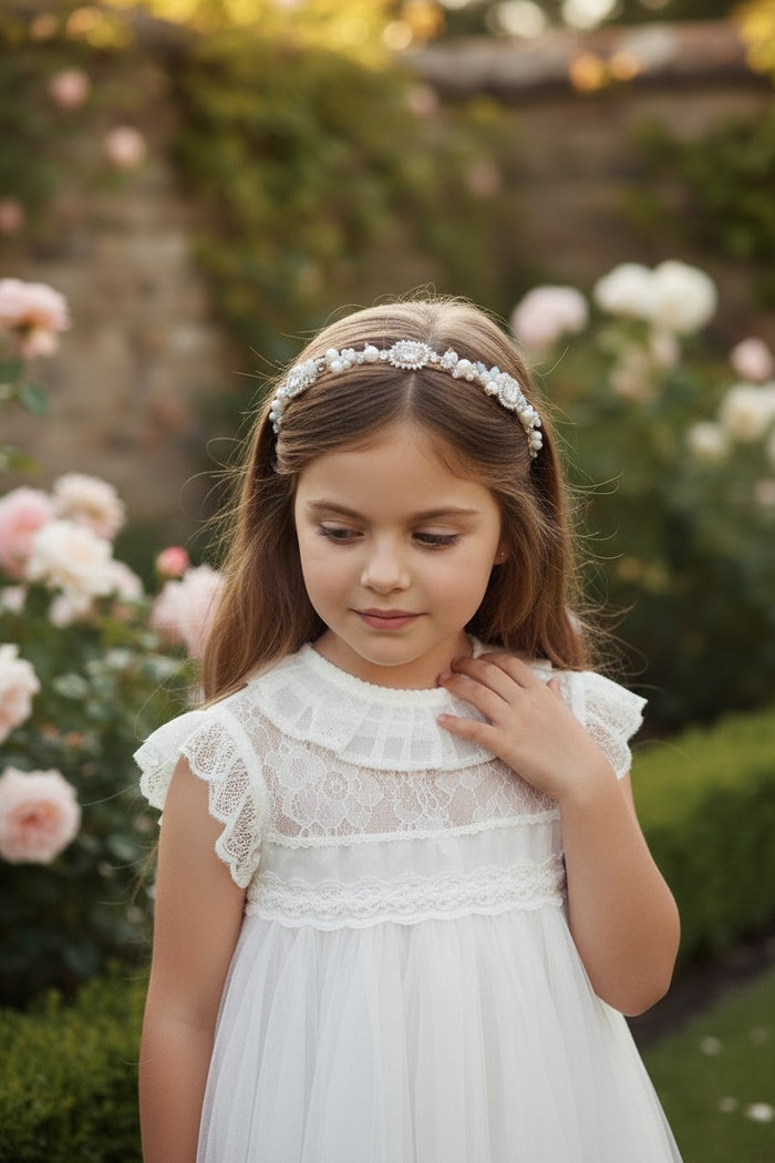 ALLESSANDRA DRESS  WHITE