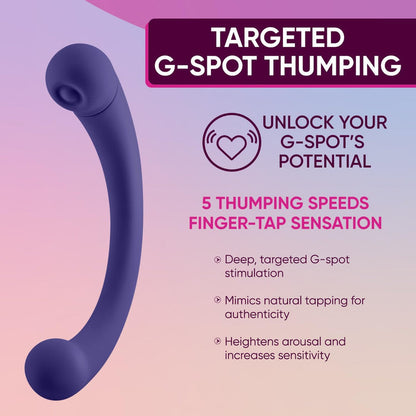 Aluna Dual-Stimulating Arc Vibrator