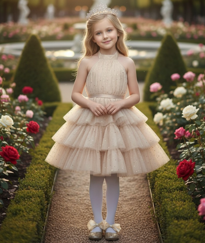 AMEERAH DRESS CHAMPAGNE