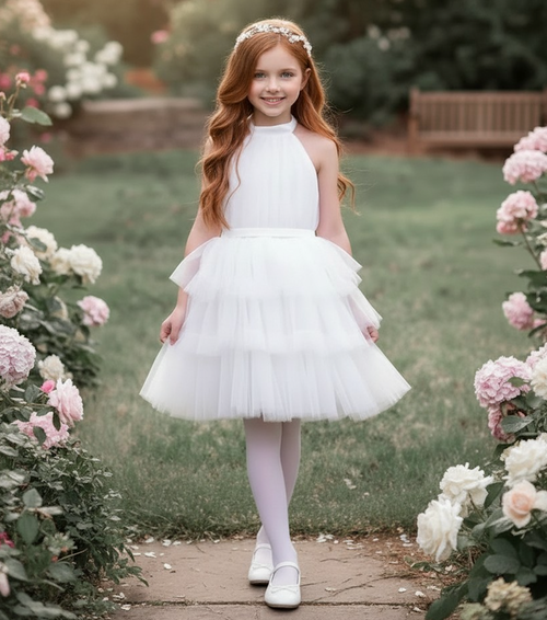 AMEERAH DRESS WHITE