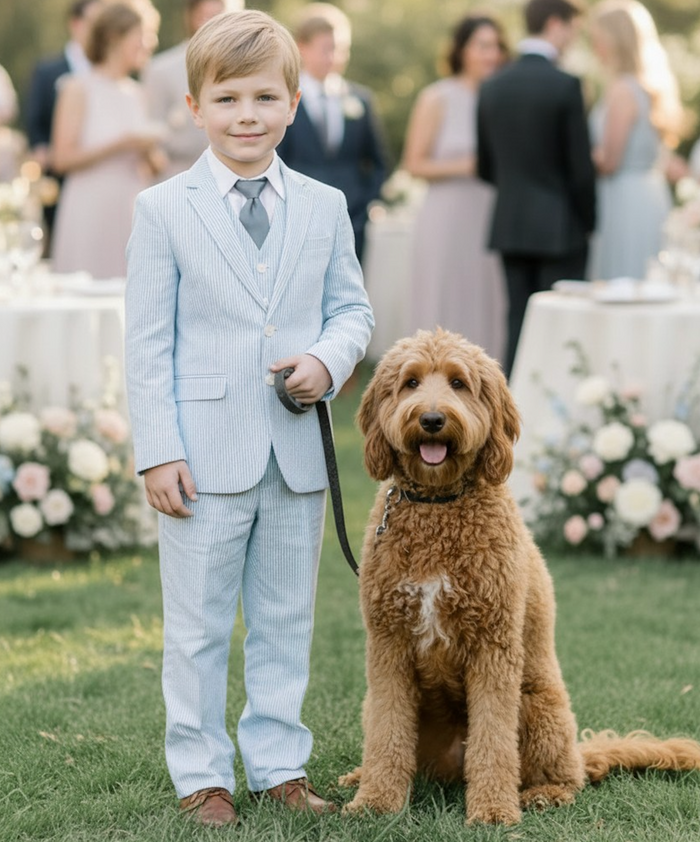 ASHFORD SEERSUCKER 3 PC. SUIT
