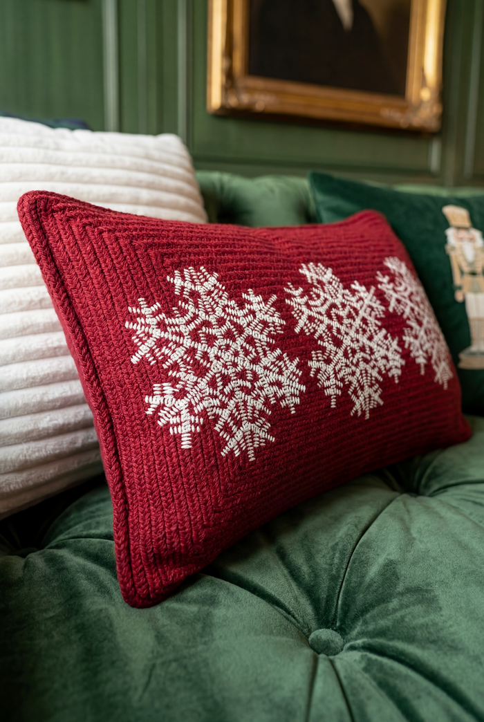 ASPEN SNOWFLAKE PILLOW