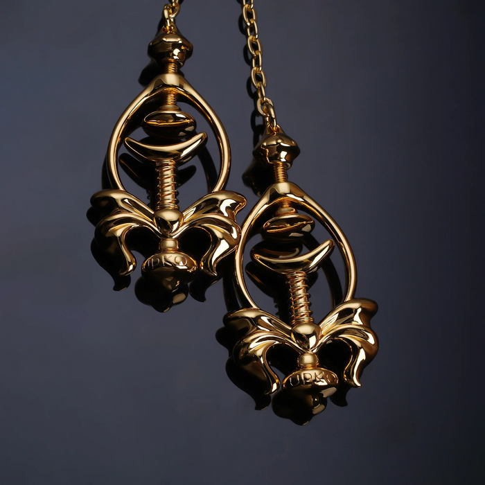 Aurum Pulling Chain Nipple Clamps