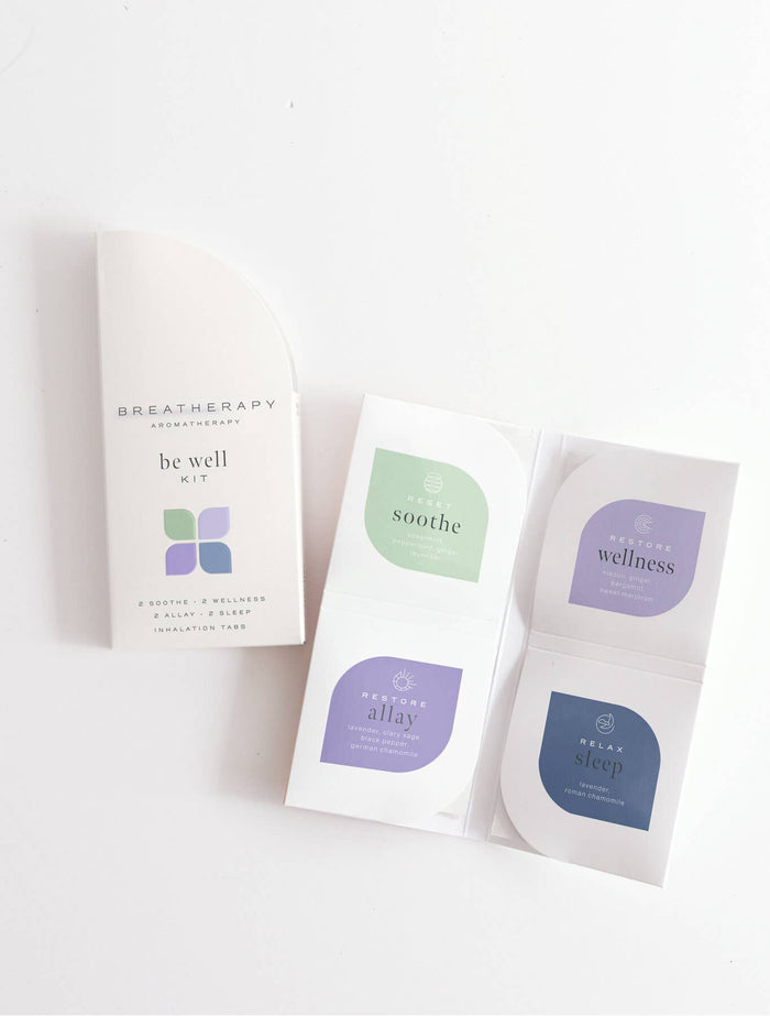 Be Well Sampler Kit Aromatherapy Inhaler Patches