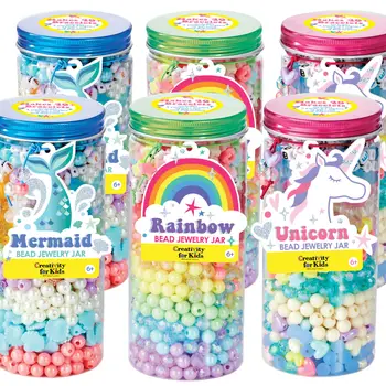 Bead Jewelry Jar - Assorted Styles