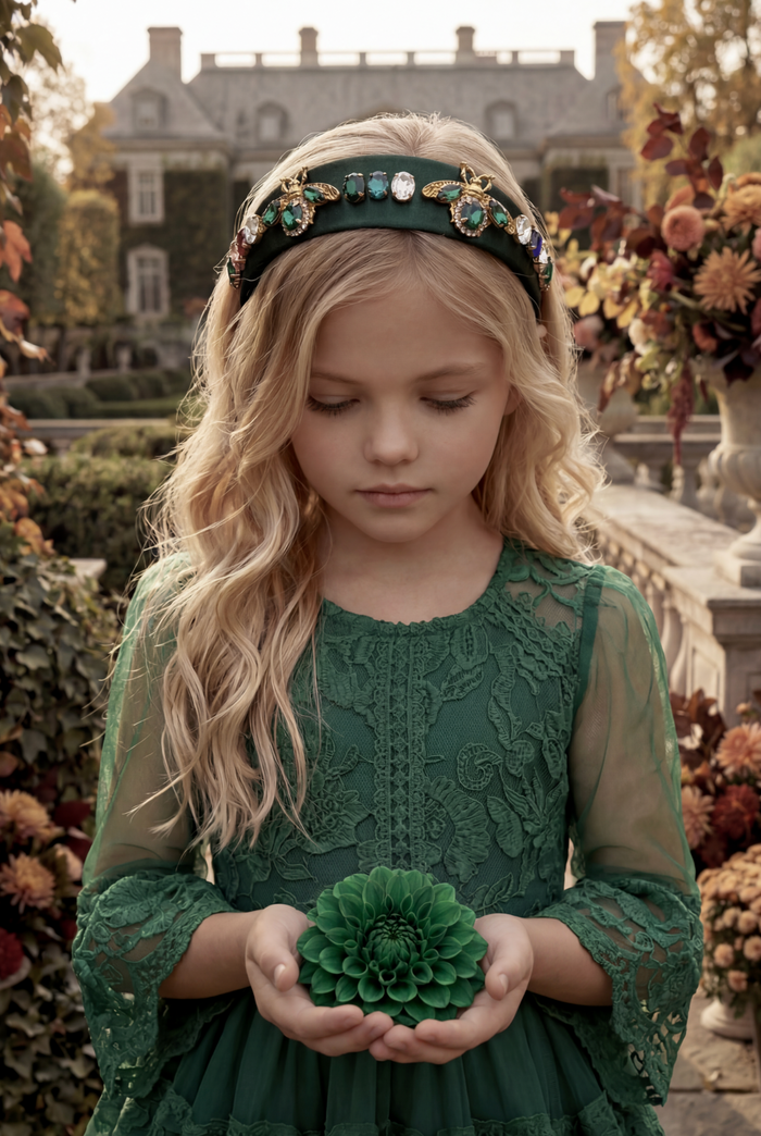 BEE JEWELED HEADBAND