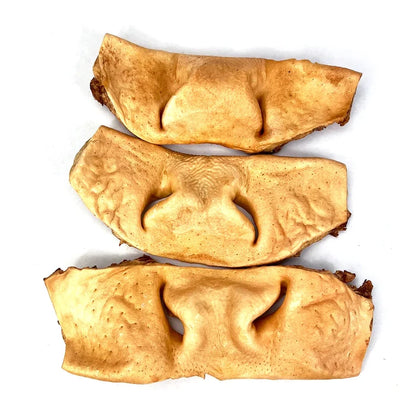 Beef Snout Dog Chews - Natural Cow Nose Treats for Power Chewers - Dog.Dog.Cat.