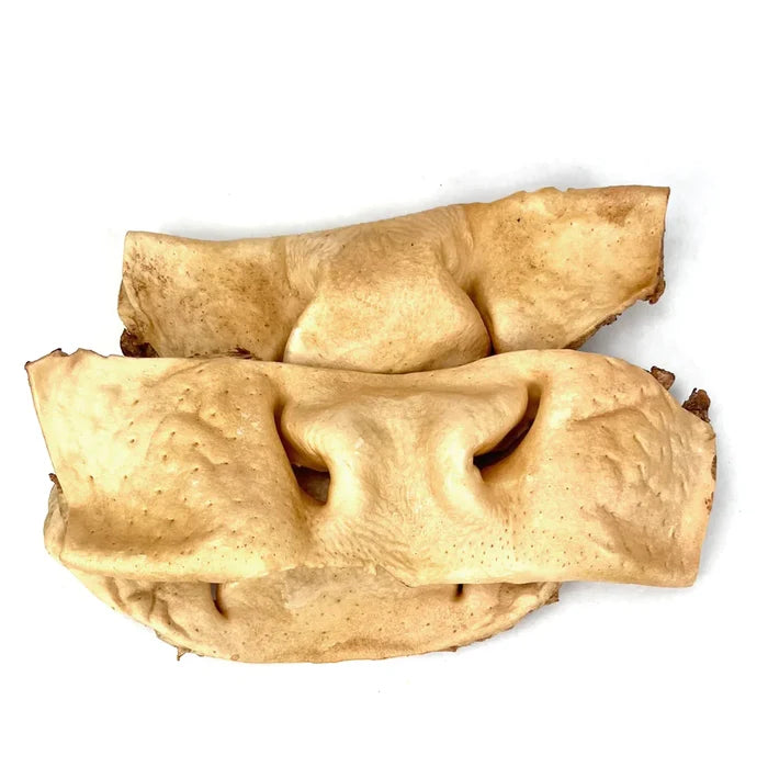 Beef Snout Dog Chews - Natural Cow Nose Treats for Power Chewers - Dog.Dog.Cat.