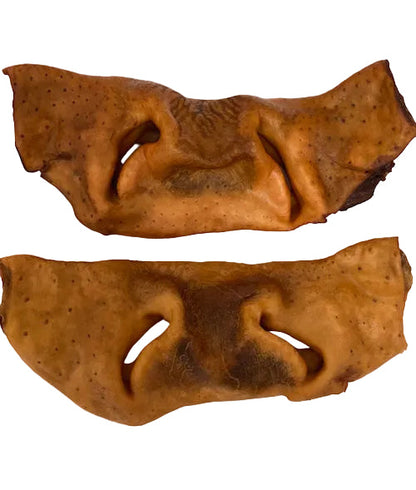 Beef Snout Dog Chews - Natural Cow Nose Treats for Power Chewers - Dog.Dog.Cat.