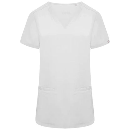 Ari Scrub Top white