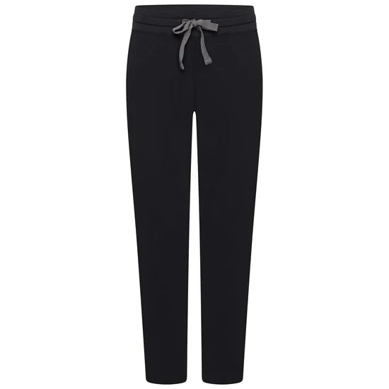 Behrens Arlo women's straight-leg scrub trousers adjustable drawcord waistband three pockets four-way stretch 81% polyester blend