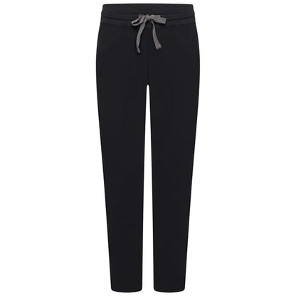 Behrens Arlo women's straight-leg scrub trousers adjustable drawcord waistband three pockets four-way stretch 81% polyester blend