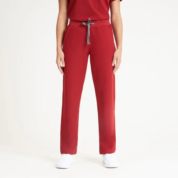 Arlo Straight Leg Scrub Trouser - Beh-4956-BUR