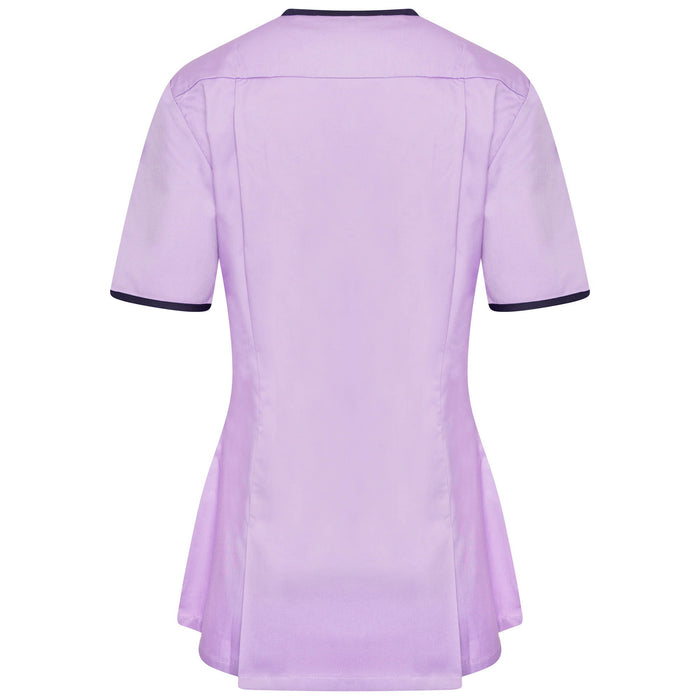 Behrens Asymmetrical Ladies Tunic with asymmetrical neckline princess seams waterproof breast pocket concealed zip